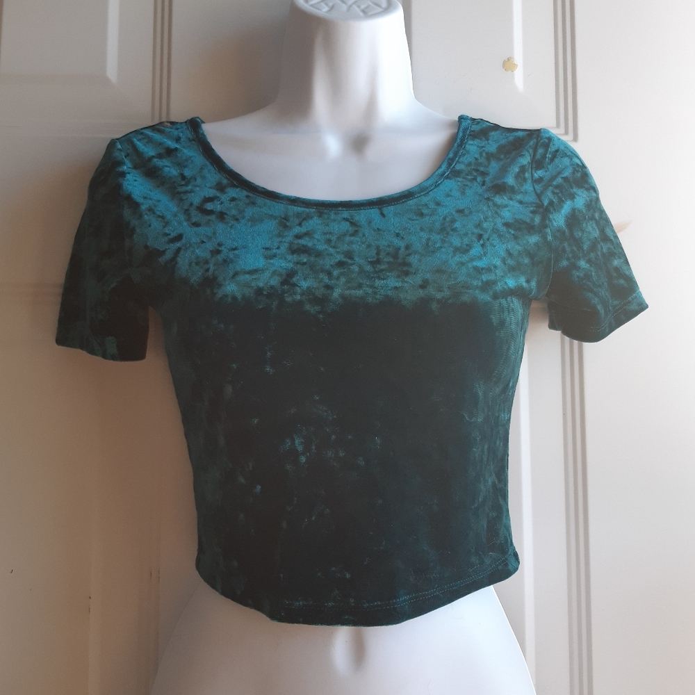 Green Velvet Crop - Picture 6 of 6